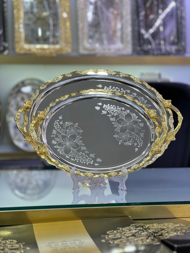 سینی دو تکه برند zew homeکد 24001