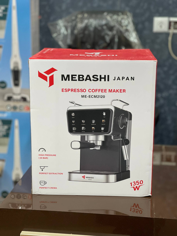 اسپرسو ساز MEBASHI JAPAN مدل ME_2120 با قدرت ۲۰ بار واقعی